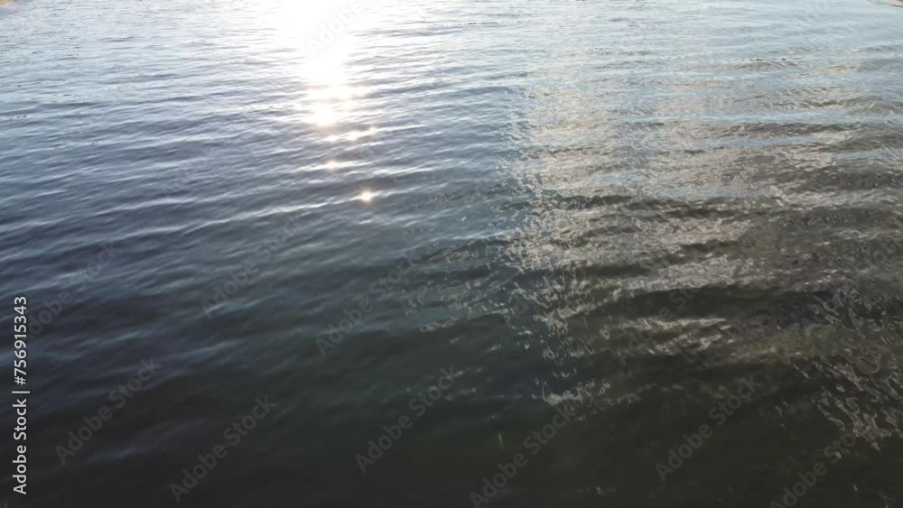 drone fly above clear ocean water and revealing Ogunquit residential area district in Maine United States drone fly above clear ocean water and revealing Ogunquit residential area district in Maine United States