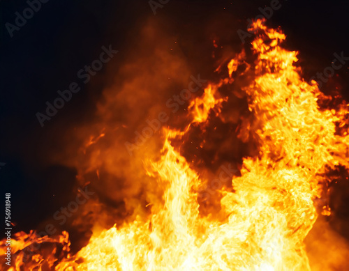 blaze fire flame texture background. close up of fire flame texture background