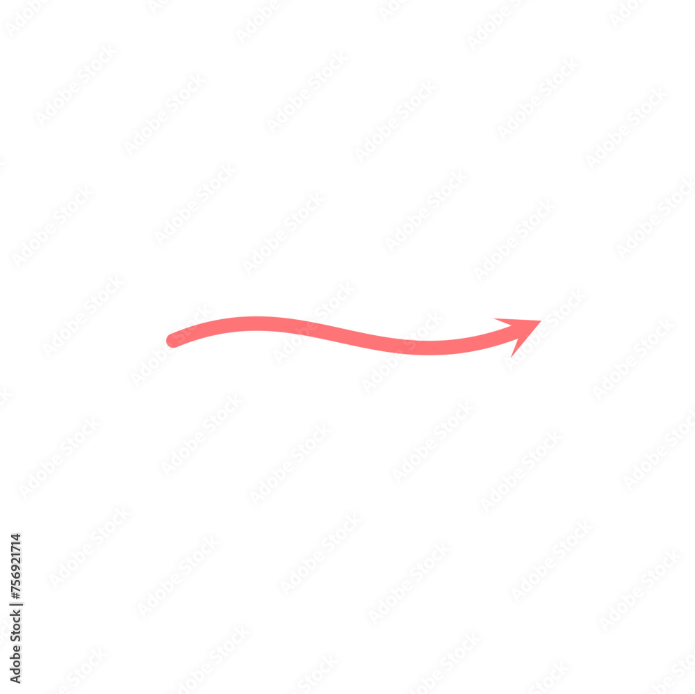 Pink Arrow Shape Decorative