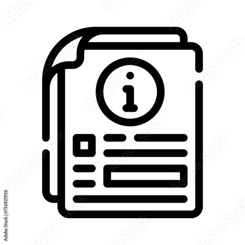 information line icon