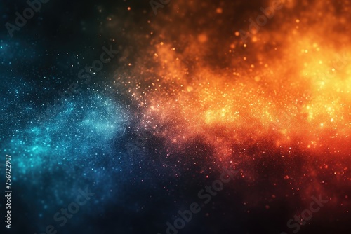 Captivating soft bokeh lights and shimmering elements an abstract festive background with a magical aura