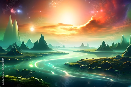 "Wonderful alien landscape"