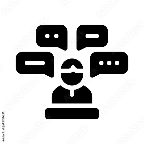 proposal glyph icon