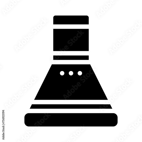 extractor hood glyph icon