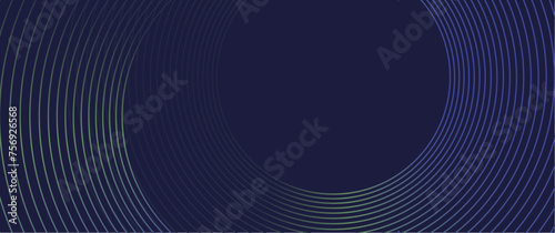 radial spiral wave striped with gradient and copy space, futuristic geometric vortex design for banner, flyer, background