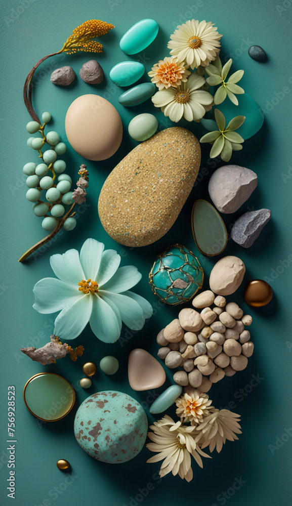 Fresh and Colorful Spring Pattern Phone Wallpaper Graphic Fresh and Colorful Spring Pattern Phone Wallpaper Graphic