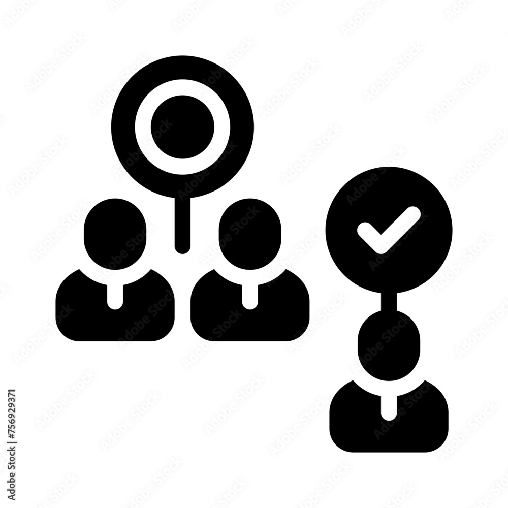 screening glyph icon screening glyph icon