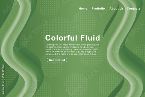 Trendy summer fluid gradient background, colorful abstract liquid 3d shapes. Futuristic design wallpaper for banner, poster, cover, flyer, presentation, advertising, landing page