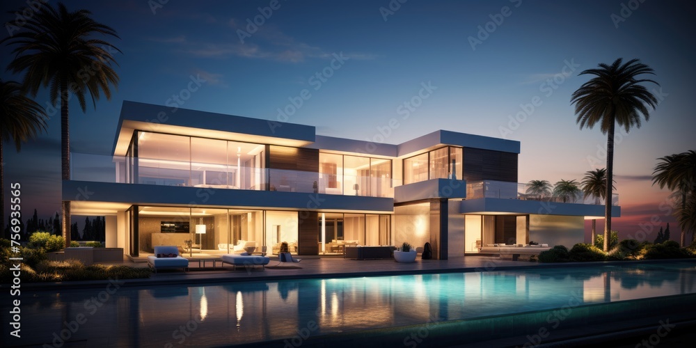 modern private villa project design