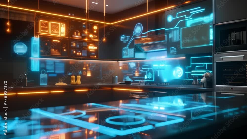 A holographic visualization of energy usage and cost savings from using smart appliances. A holographic visualization of energy usage and cost savings from using smart appliances.