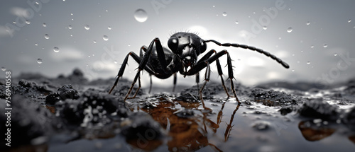black ant .. © Mishi