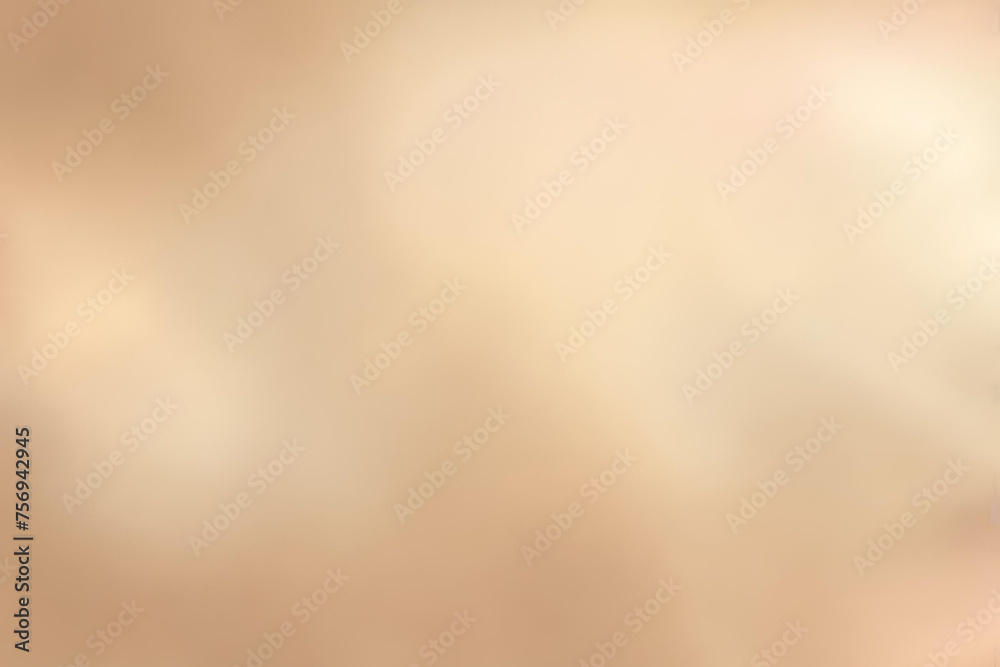 Abstract gradient smooth Blurred Bokeh Beige background image - obrazy, fototapety, plakaty 