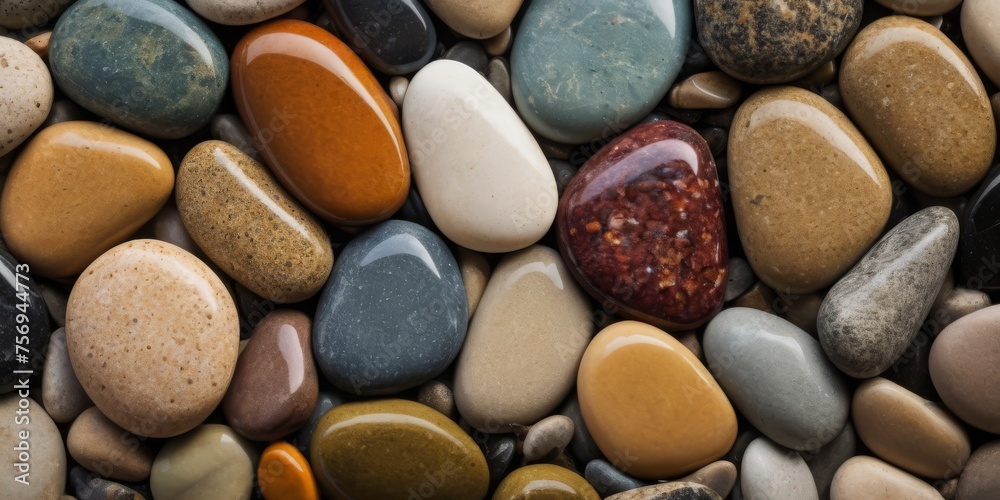 Nature Abstract of Smooth Beach Stones background design Nature Abstract of Smooth Beach Stones background design