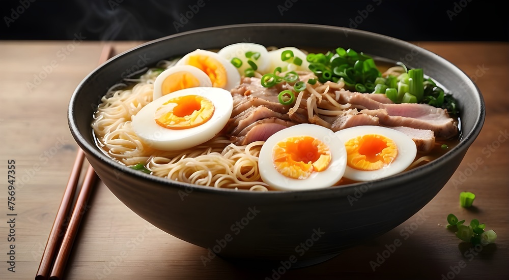 thai noodle soup with shrimp, 