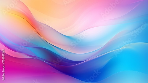 Soft, blurred colors seamlessly transitioning in an iridescent rainbow gradient, creating a mesmerizing backdrop.