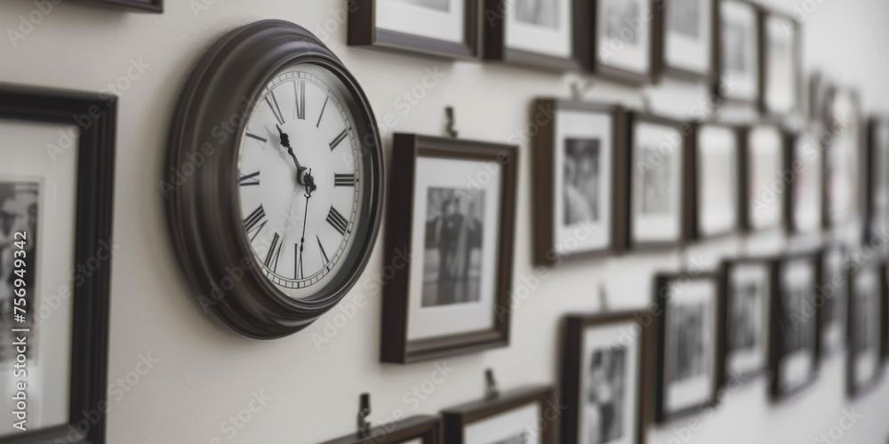 A clock that displays memories instead of time A clock that displays memories instead of time