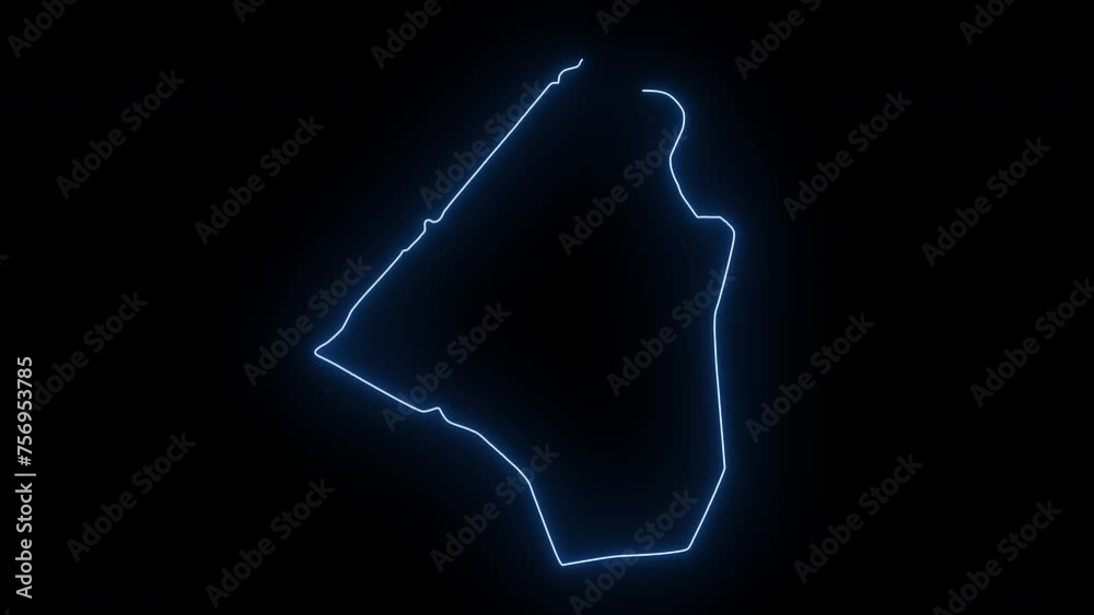 map of Rabat in morocco with glowing neon effect map of Rabat in morocco with glowing neon effect