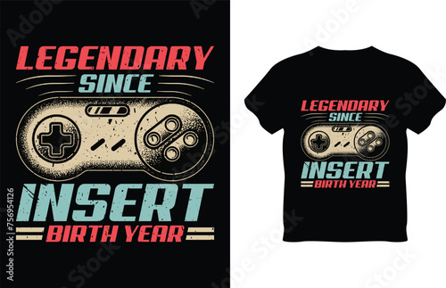 Gaming in progress don't talk to me until i die gaming tshirt design