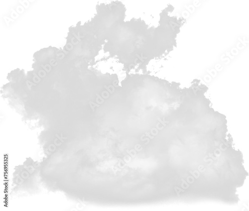 cloud on background transparent