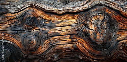 natural beauty and detail of charred wood texture, with deep, dark tones and rich grain patterns.