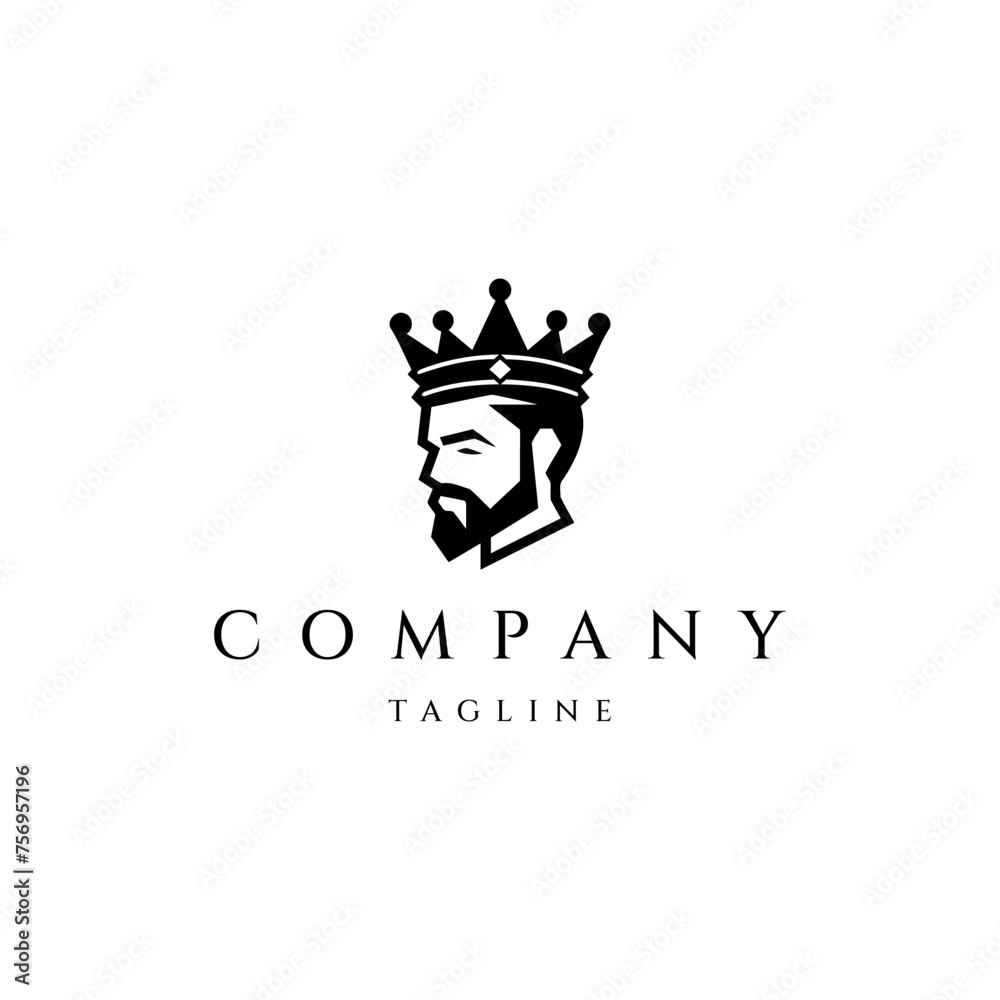 King crown logo icon design vector template King crown logo icon design vector template