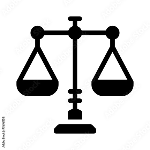 law glyph icon