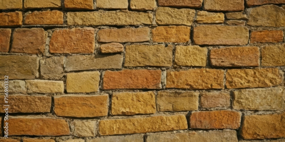Modern yellow brick background