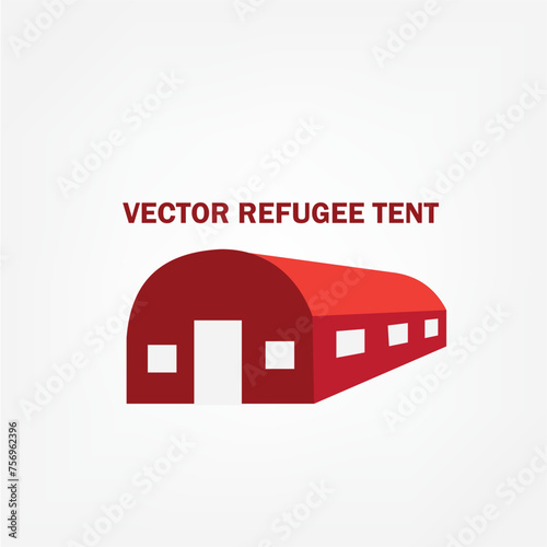 vector refugee tent