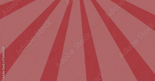 Red and pink rays converge towards a central point