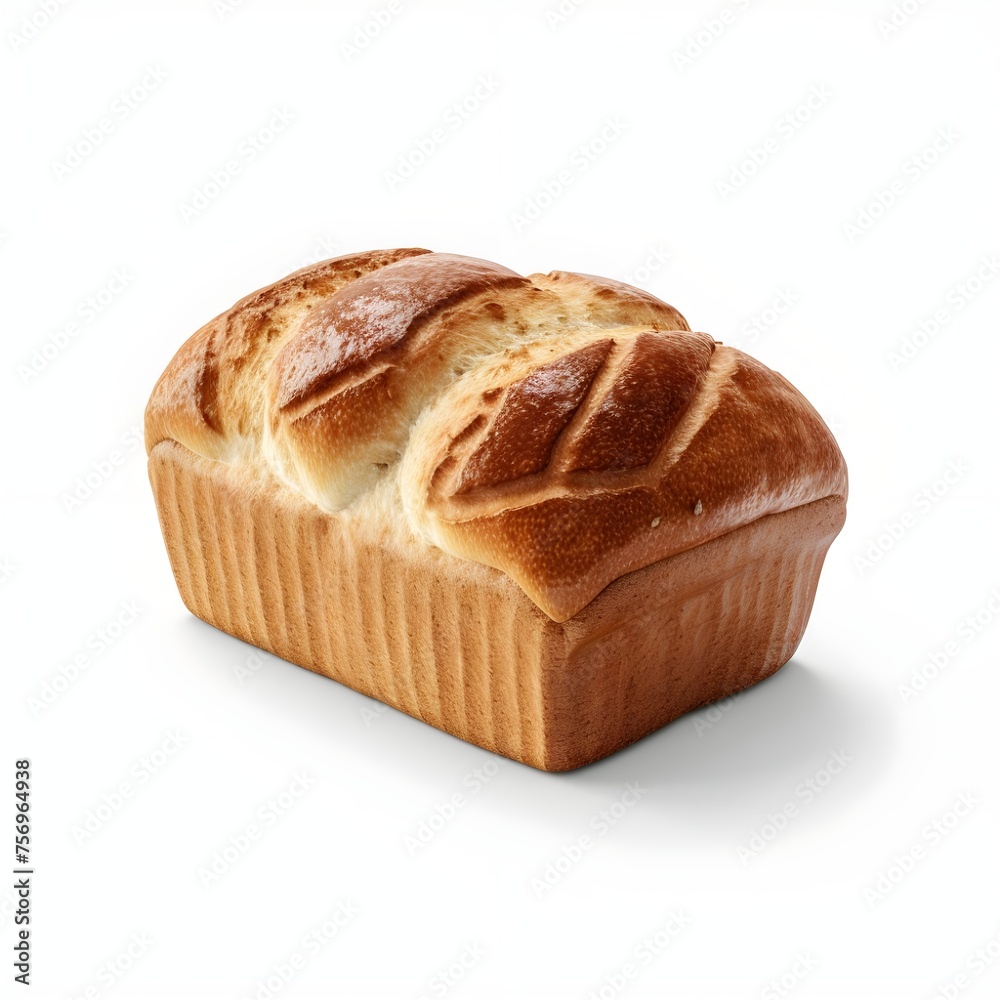 loaf of bread isolated on white loaf of bread isolated on white