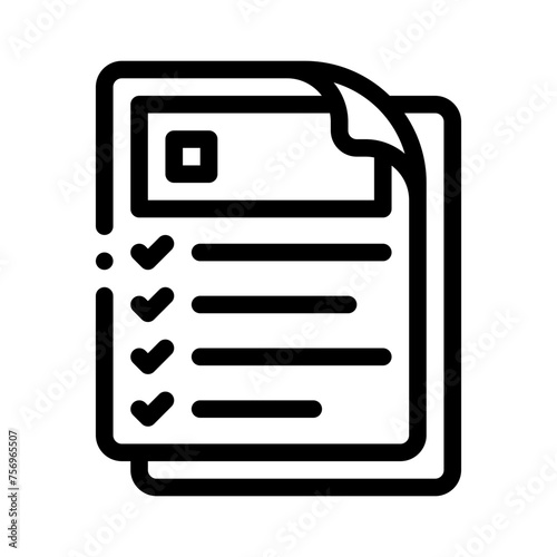 requirement line icon