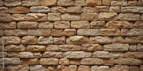 Stripe stone wall pattern  seamless texture.