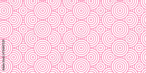 Overlapping Pattern Minimal diamond geometric waves spiral transparent and abstract circle wave line. pink seamless tile stripe geometric create retro square line backdrop pattern background.