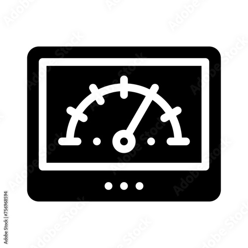 gauge glyph icon