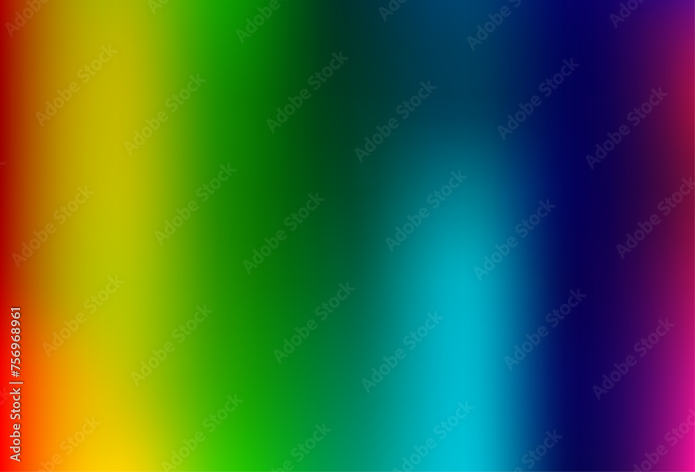 Naklejka premium Light Multicolor, Rainbow vector bokeh and colorful pattern.