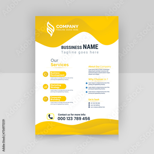 Business flyer template