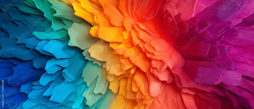 Color palette in style of explosion of colors wallpaper