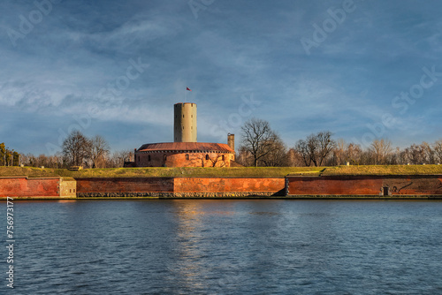 The Old Wisłoujście Fortress, in the 15th century, guarded the maritime security of the city of Gdansk, Poland,