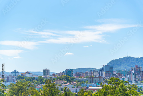 View of the city of Santa Maria, RS, Brazil