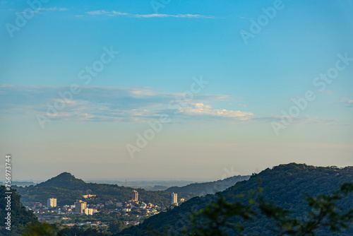 Fototapeta Naklejka Na Ścianę i Meble -  Panoramic view of the city of Santa Maria, Rio Grande do Sul, Brazil