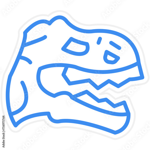 Dinosaur Icon Style