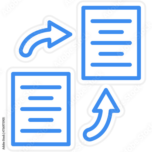 Data Transfer Icon Style