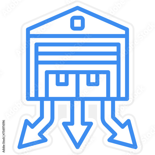 Distribution Center Icon Style