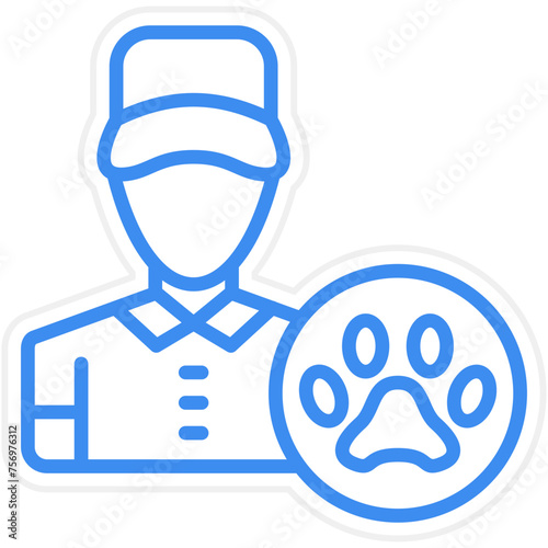 Animal Handler Male Icon Style