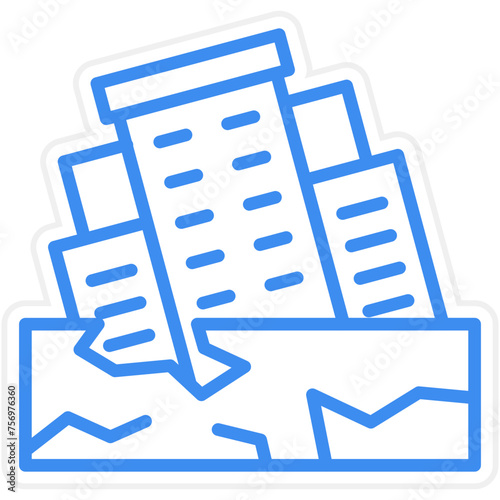 Earthquake Icon Style