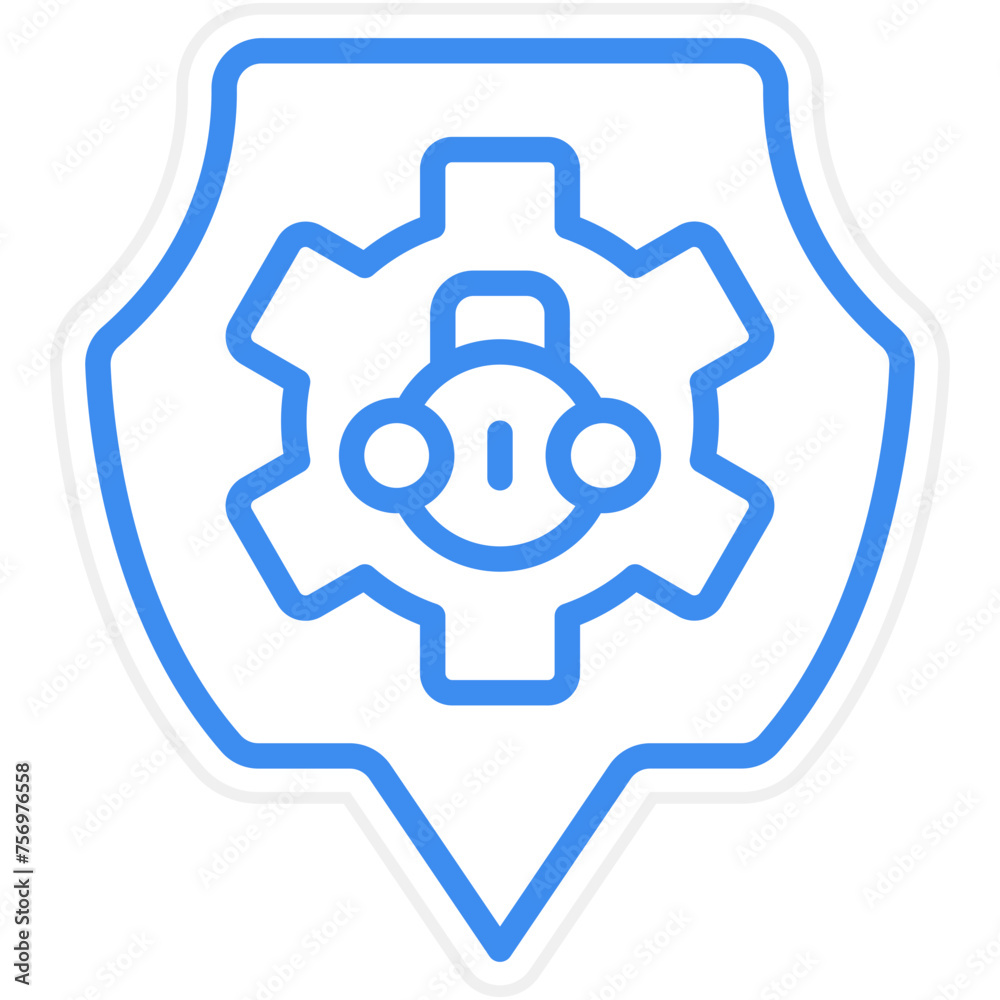 Cyber Privacy Icon Style Cyber Privacy Icon Style