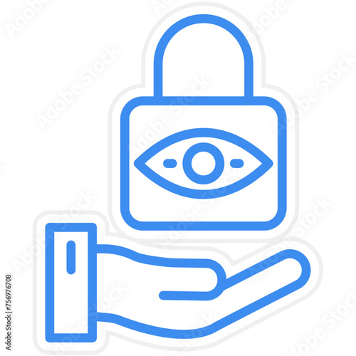 Privacy Awareness Icon Style