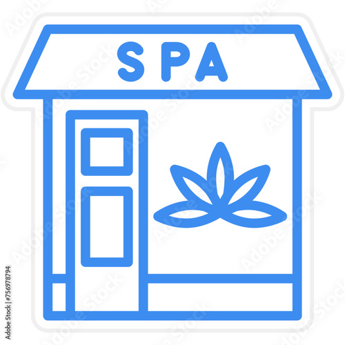 Spa Center Icon Style