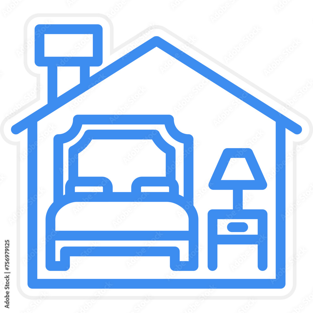 Accommodation Icon Style Accommodation Icon Style