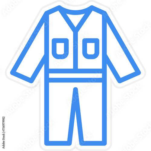 Coveralls Icon Style